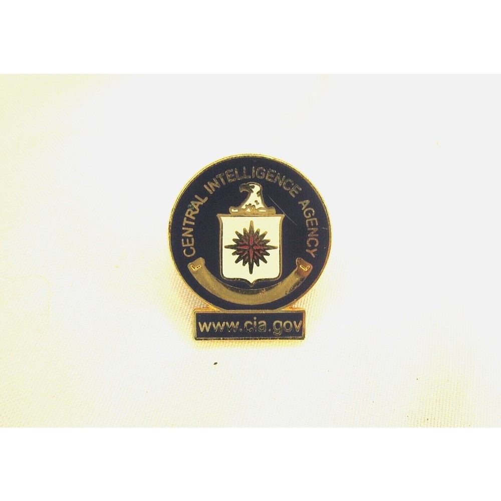 CIA Central Intelligence Agency Lapel Pin Career Fair CIA.gov Hat Tack Push Pin